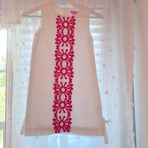 Lilly Pulitzer Girls Dress, Size 8, White